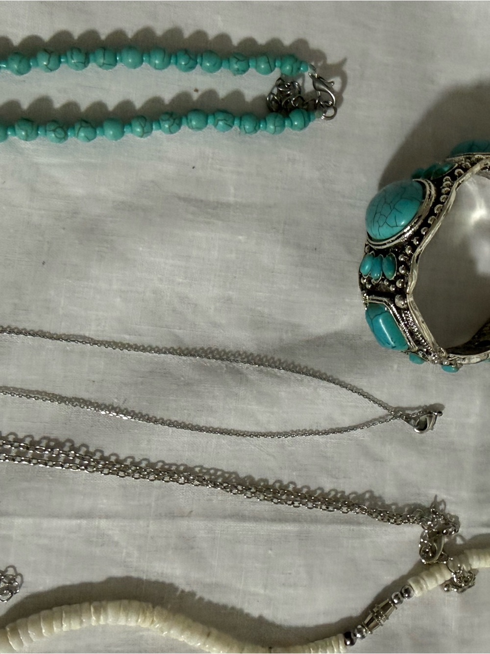 Large Western Boho Costume Jewelry Lot--Necklaces, Bracelets, and Earrings - Picture 2 of 15